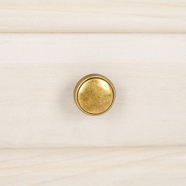 Safavieh Sondra 2 Drawer Nightstand White / Gold 21.7" x 15.4" x 21.7"