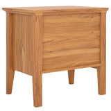 Safavieh Sondra 2 Drawer Nightstand Oak / Gold 21.7" x 15.4" x 21.7"