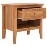 Safavieh Sondra 2 Drawer Nightstand Oak / Gold 21.7" x 15.4" x 21.7"