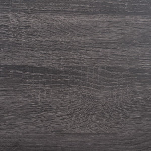 Safavieh Sondra 2 Drawer Nightstand Distressed Black / Gold 21.7" x 15.4" x 21.7"