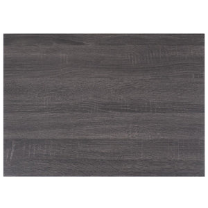 Safavieh Sondra 2 Drawer Nightstand Distressed Black / Gold 21.7" x 15.4" x 21.7"