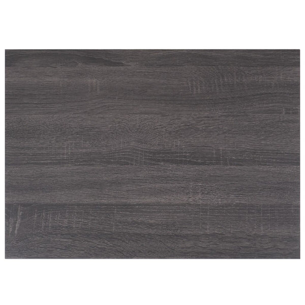 Safavieh Sondra 2 Drawer Nightstand Distressed Black / Gold 21.7" x 15.4" x 21.7"