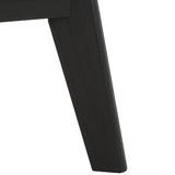 Safavieh Esma 1 Drawer 1 Shelf Nightstand Black 21.7" x 15.2" x 24.3"