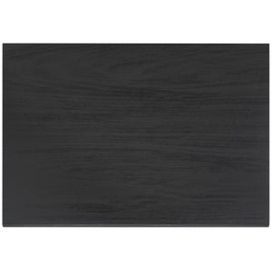 Safavieh Esma 1 Drawer 1 Shelf Nightstand Black 21.7" x 15.2" x 24.3"