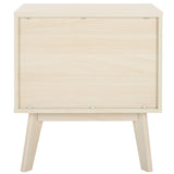 Safavieh Esma 1 Drawer 1 Shelf Nightstand White 21.7" x 15.2" x 24.3"