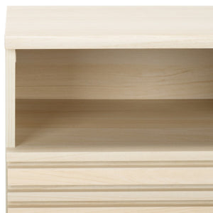 Safavieh Esma 1 Drawer 1 Shelf Nightstand White 21.7" x 15.2" x 24.3"