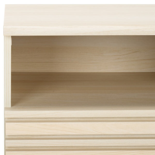 Safavieh Esma 1 Drawer 1 Shelf Nightstand White 21.7" x 15.2" x 24.3"