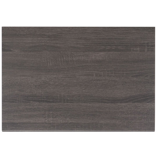 Safavieh Esma 1 Drawer 1 Shelf Nightstand Distressed Black 21.7" x 15.2" x 24.3"