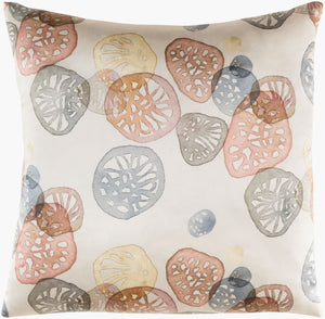 Surya Natural Affinity Luxurious Silk Accent Pillow 20"X20" With Unique Pattern - Elegant Home Decor Sky Blue Silk,Silk Nta001-2020d