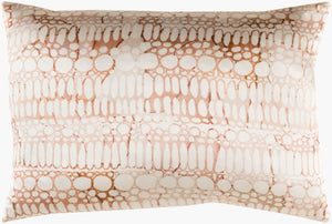 Surya Natural Affinity Luxurious Silk Lumbar Pillow 13"L X 19"W – Exquisite Handcrafted Elegance For Home Beige Silk,Silk Nta009-1319d