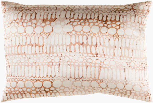 Surya Natural Affinity Luxurious Silk Lumbar Pillow 13"L X 19"W – Exquisite Handcrafted Elegance For Home Beige Silk,Silk Nta009-1319d