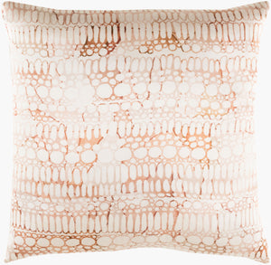 Surya Natural Affinity Luxurious Silk Accent Pillow 20"X20" With Unique Pattern - Elegant Home Decor Beige Silk,Silk Nta009-2020p