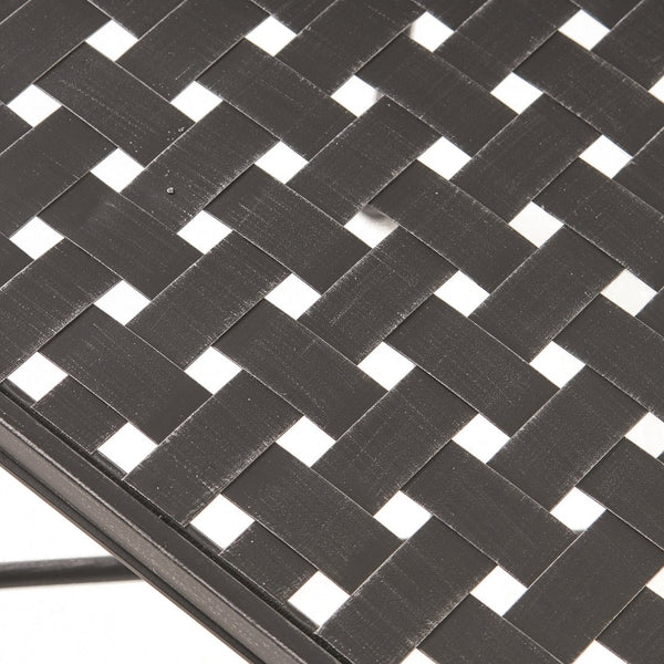 English Elm Christopher Knight Home® - LUNA Black Iron End Table – Powder-Coated Modern Accent Table 16.75"W x 16"H, Durable Stylish Decor 57637.00
