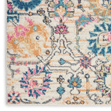 Nourison Passion PSN01 Machine Made Power-loomed Borderless Design Indoor Only Bohemian Transitional Rug Ivory,Multi, Ivory 100% Polypropylene 99446014603