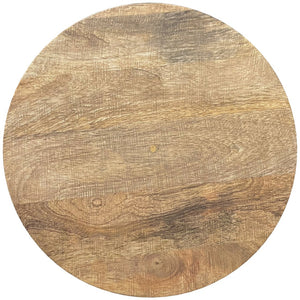English Elm Boyd Handcrafted 13" Solid Mango Accent Table - Stylish Natural Finish For Modern Living Spaces B136P158433