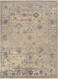 Notting Hill NTL-2302 9' x 12' Handmade Rug NTL2302-912  Beige, Medium Gray, Tan, Light Gray, Black Surya