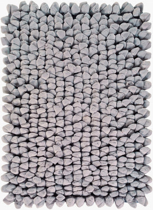 Surya Nestle Handmade Polyester Plush Accent Rug for Entryway Bathroom or Bedside Decor 2' x 3' Rectangle NTL8002-23