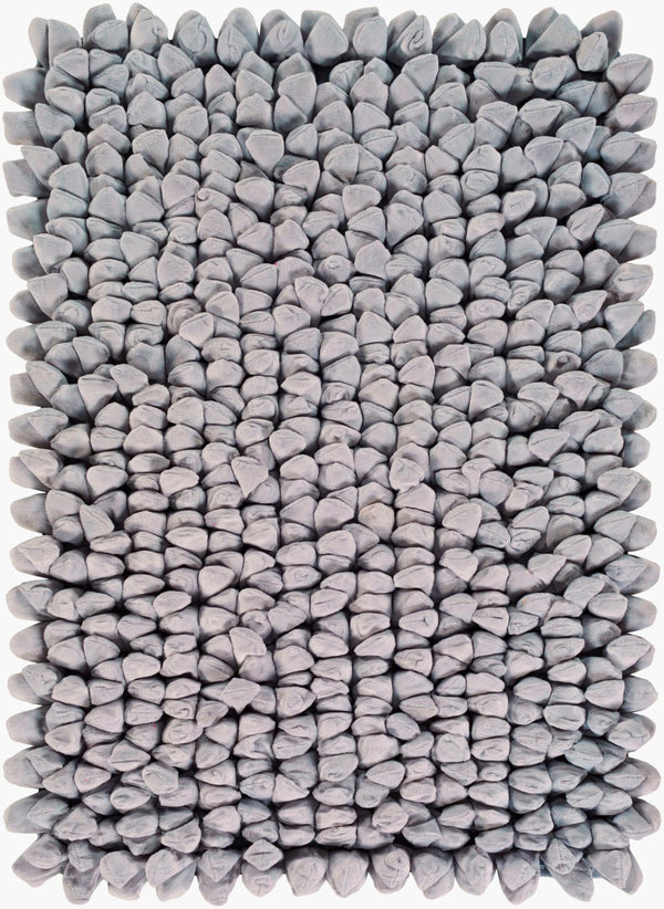 Surya Nestle Handmade Polyester Plush Accent Rug for Entryway Bathroom or Bedside Decor 2' x 3' Rectangle NTL8002-23