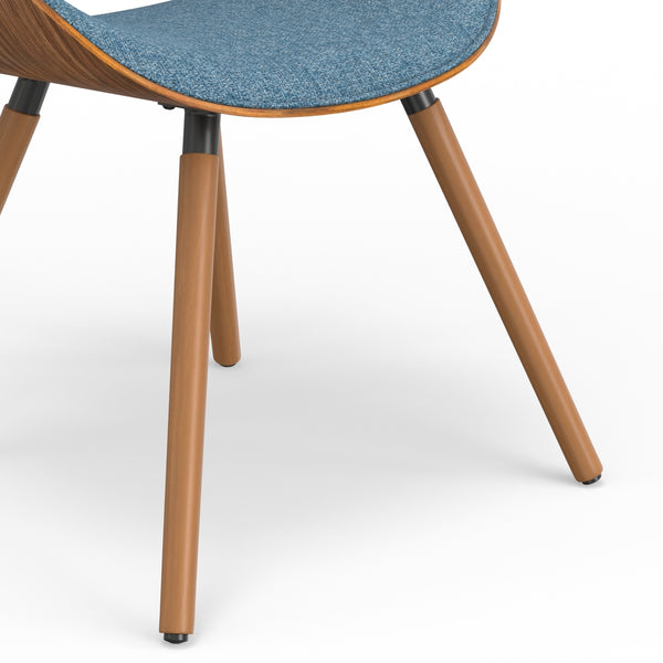 English Elm Marana Dining Chair In Denim Blue - Mid-Century Modern Style With Comfort And Versatile Design B136P158914