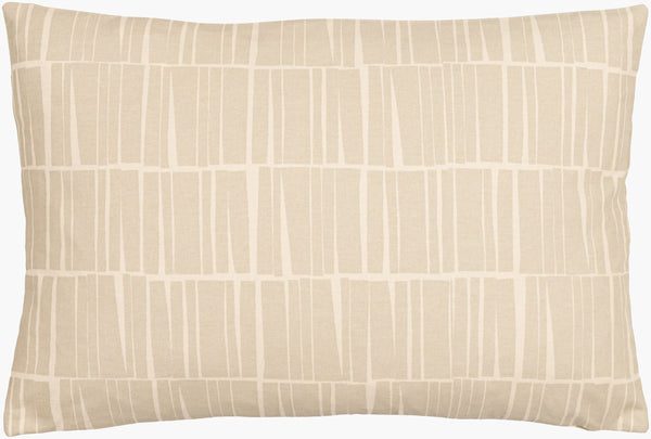 Surya Natur 13"L X 20"W Minimalist Lumbar Pillow - Stylish Cotton Design For Ultimate Comfort & Elegance Tan Cotton,Cotton Ntr007-1320p