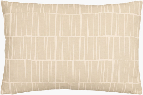 Surya Natur 18" Modern Cotton Accent Pillow - Minimalist Design For Effortless Style & Comfort Tan Cotton,Cotton Ntr007-2020d