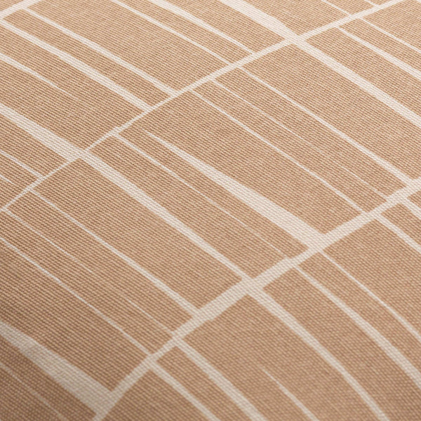 Surya Natur 18" Modern Cotton Accent Pillow - Minimalist Design For Effortless Style & Comfort Tan Cotton,Cotton Ntr007-2020d