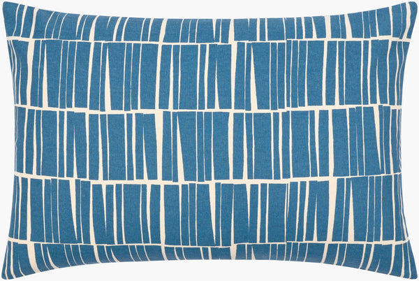 Surya Natur 18" Modern Cotton Accent Pillow - Minimalist Design For Effortless Style & Comfort Dark Blue Cotton,Cotton Ntr008-2020