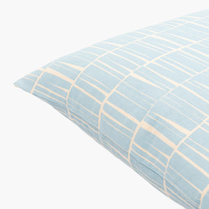 Surya Natur 13"L X 20"W Minimalist Lumbar Pillow - Stylish Cotton Design For Ultimate Comfort & Elegance Light Blue Cotton,Cotton Ntr009-1320d