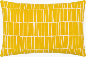 Surya Natur 13"L X 20"W Minimalist Lumbar Pillow - Stylish Cotton Design For Ultimate Comfort & Elegance Mustard Cotton,Cotton Ntr010-1320p