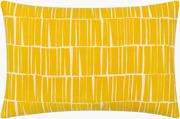 Surya Natur 13"L X 20"W Minimalist Lumbar Pillow - Stylish Cotton Design For Ultimate Comfort & Elegance Mustard Cotton,Cotton Ntr010-1320p