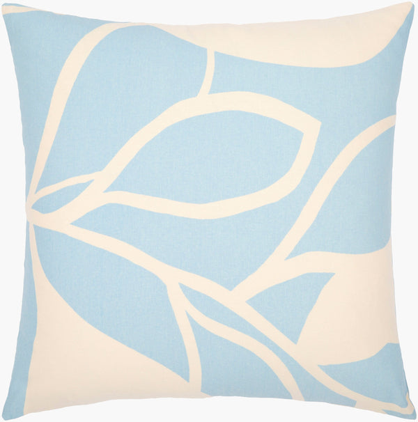 Surya Natur 13"L X 20"W Minimalist Lumbar Pillow - Stylish Cotton Design For Ultimate Comfort & Elegance Light Blue Cotton,Cotton Ntr014-1320