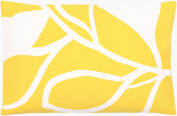 Surya Natur 13"L X 20"W Minimalist Lumbar Pillow - Stylish Cotton Design For Ultimate Comfort & Elegance Mustard Cotton,Cotton Ntr015-1320d