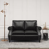 Christopher Knight Home® Lawton Contemporary Faux Leather Loveseat with Nailhead Trim