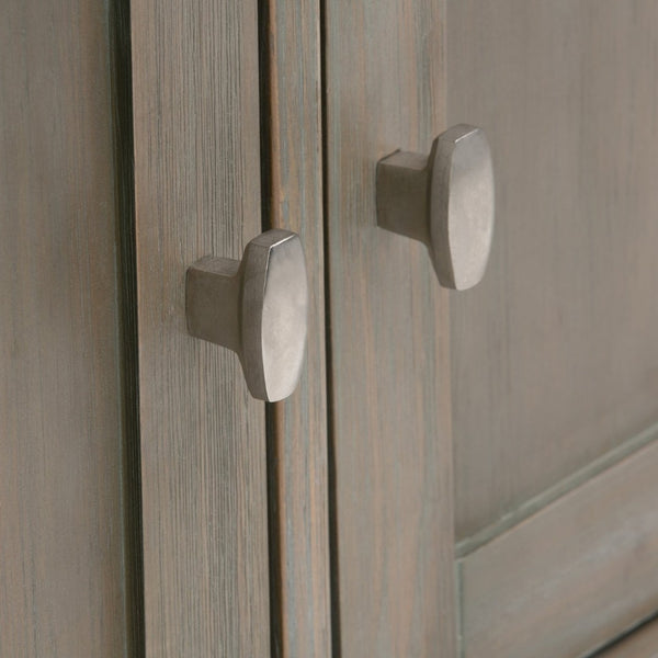 English Elm Warm Shaker Storage Bench - Handcrafted Entryway Organizer In Distressed Grey With Spacious Seating B136P159723-GIGA