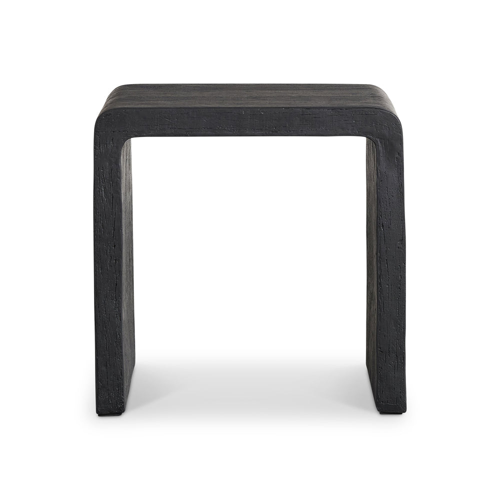 Bernhardt Bernhardt Shephard Faux Bois Resin Accent Table Sculptural Organic Living Room Decor 582122
