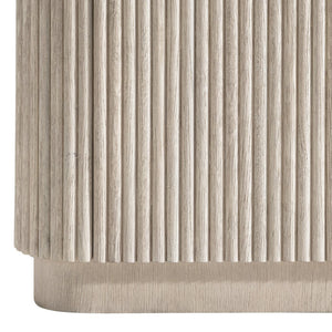 Bernhardt Bernhardt Lucerne Wire-brushed Oak Media Credenza with Reeded Surround and Cable Management 393880