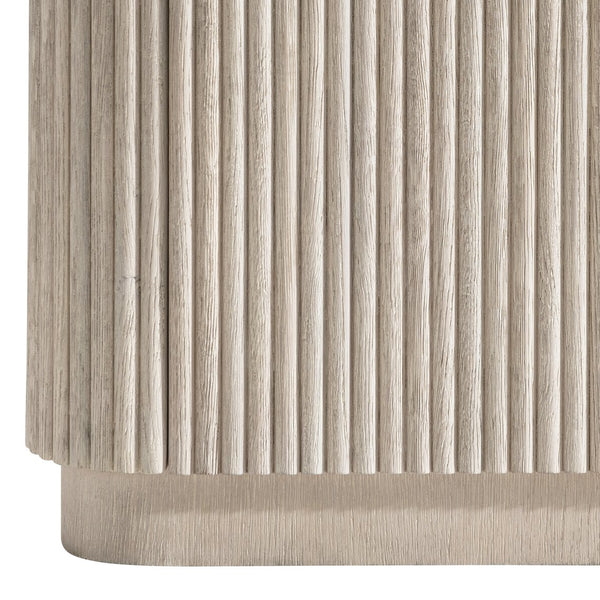 Bernhardt Bernhardt Lucerne Wire-brushed Oak Media Credenza with Reeded Surround and Cable Management 393880