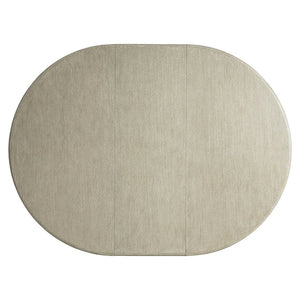 Bernhardt Bernhardt Arcadia Round Dining Table With 18" Leaf — Wire‑Brushed Oak Top, Resin Woodgrain Base, Clay Finish K2002