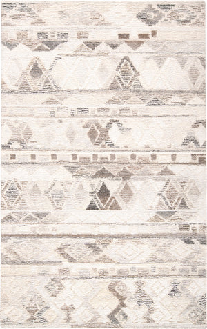 Feizy Rugs Asher Wool/Viscose Hand Tufted Bohemian & Eclectic Rug Ivory/Tan/Gray 12' x 15'