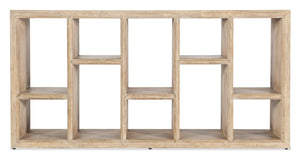 Hooker Furniture Commerce Mindi Wood Console Table With Chunky Block Legs, Distressed Handcrafted Rustic Charm 18.00 L x 72.00W x 36.25H 7228-85061-80