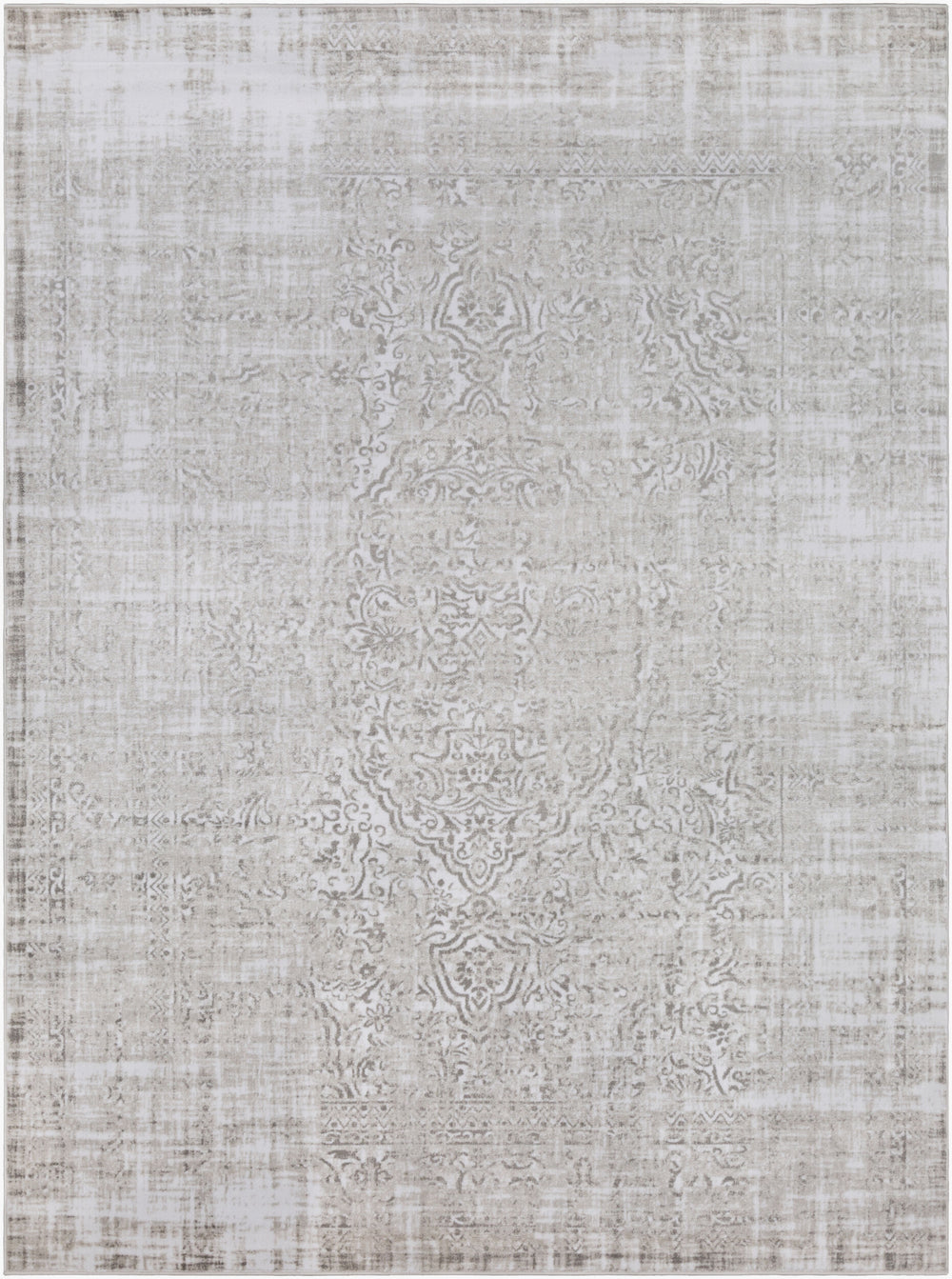 Livabliss Nova Machine Woven Rug - Timeless Elegance And Durability For Your Home Decor | Medium Pile Comfort Medium Gray,Off,White Polypropylene Nva3025-223