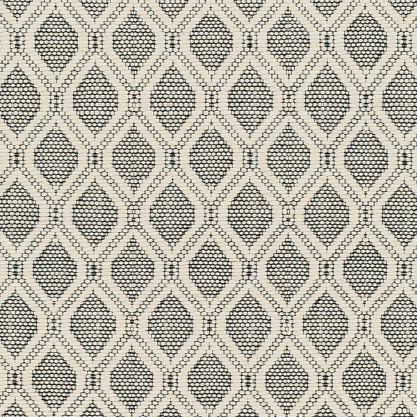 Livabliss Nevada Handwoven Cotton Wool Blend Rug Artisan Crafted for Entryways and Modern Interiors Cream, Black 27" x 45" NVD2300-2745