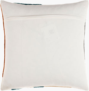 Surya Novel 18” Cotton Accent Pillow - Minimalist Design, Textured Pattern, Perfect For Modern Spaces Cream Cotton,Cotton Nve001-1818d