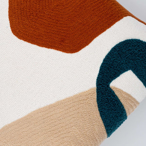 Surya Novel 18” Cotton Accent Pillow - Minimalist Design, Textured Pattern, Perfect For Modern Spaces Cream Cotton,Cotton Nve001-1818d