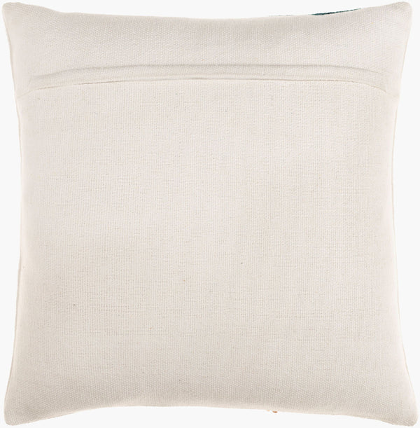 Surya Novel 18” Cotton Accent Pillow - Minimalist Design, Textured Pattern, Perfect For Modern Spaces Cream Cotton,Cotton Nve002-1818d