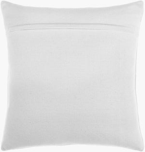 Surya Novel 18” Cotton Accent Pillow - Minimalist Design, Textured Pattern, Perfect For Modern Spaces Cream Cotton,Cotton Nve003-1818d