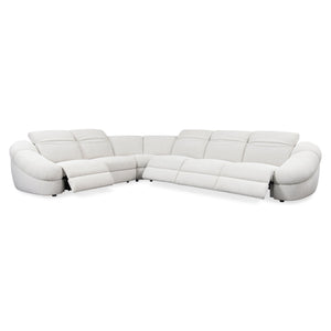 Bernhardt Bernhardt Stadium‑Scale 6‑Piece Power Motion Sectional — Plush Deep Upholstery, Hidden Controls, Modern Sculptural Design K2246