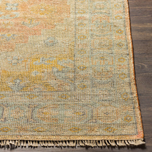 Nirvana NVN-2301 8' x 10' Handmade Rug NVN2301-810  Dusty Coral, Mustard, Beige, Medium Gray, Gray, Charcoal Surya