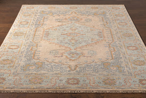 Nirvana NVN-2302 8' x 10' Handmade Rug NVN2302-810  Dusty Coral, Mustard, Beige, Medium Gray, Gray, Charcoal Surya