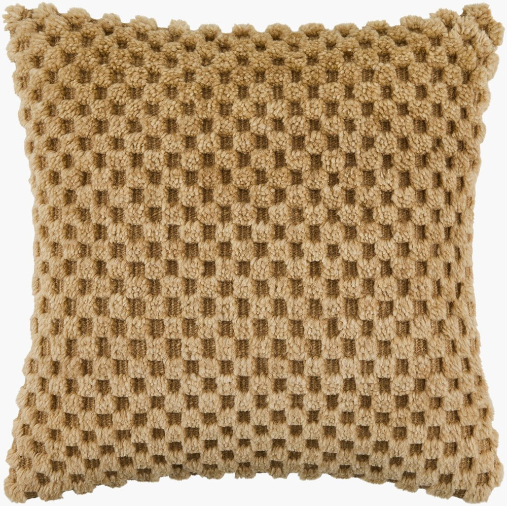 Surya Novoli Premium Cotton Woven Accent Pillow Handcrafted in India for Layered Sofa Styling NVO001-2222P